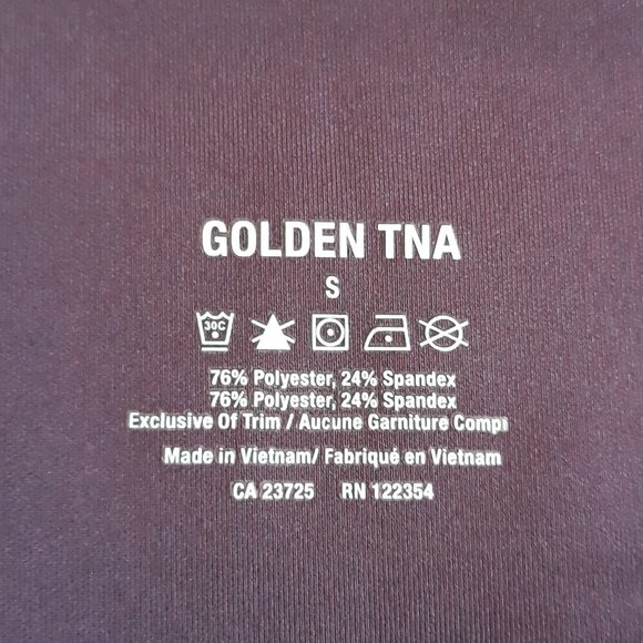 Golden TNA Burgundy Leggings, Womens Sz. S - Picture 8 of 9